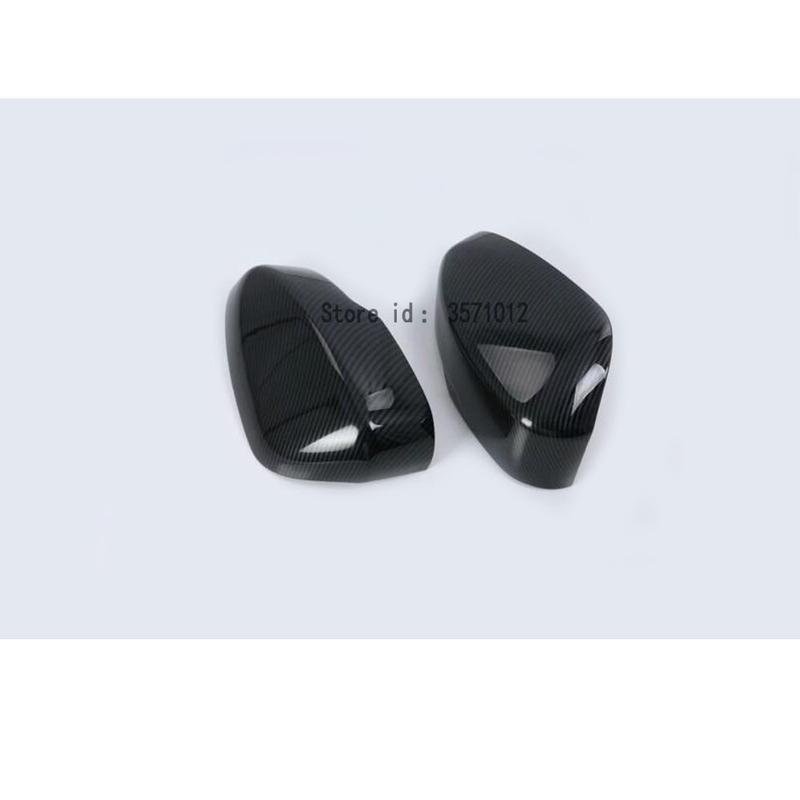 For Mitsubishi Eclipse Cross 2017 2018     Car Eyebrow Back Rear View Side Glass Mirror Cover Trim Frame Stick