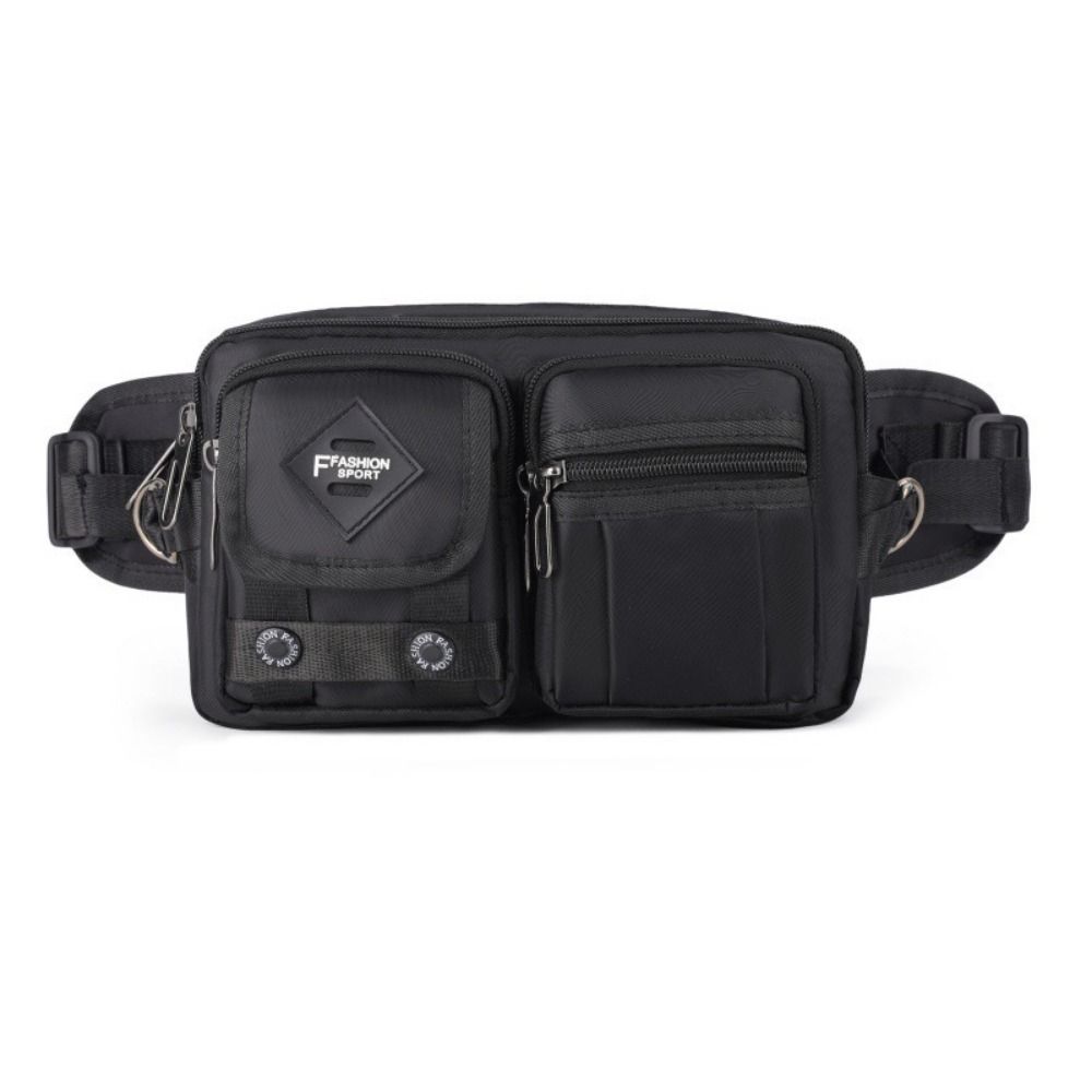 Multi-Compartment Chest Bag Large Capacity Sports Fanny Pack Casual Men's Waist Bag  Storage