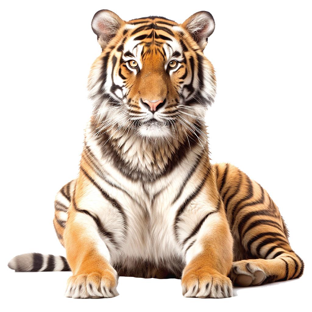 Removable Tiger Wall Sticker FC1077 - Waterproof & Oilproof