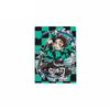 Japanese Anime Demon Slayer Passport Cover Unisex Students Travel Passport Holder Wallet Women Leather Credit Card Holder Case