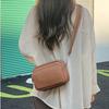 Neue kleine quadratische Tasche mit Litschi-Muster, bequemer Webriemen-Stil, breiter Schulterriemen, kleine Tasche, Umhängetasche für Damen