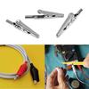 10A 4mm Alligator Clip Large Opening Insulated Electrical Test Clamps Suitable for Banana Plugs Socket