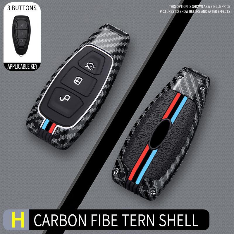 Car Remote Smart Key Case Cover Shell Fob For Ford Fiesta Focus 3 4 Mondeo Ecosport Kuga Focus ST Protector Car Accessories