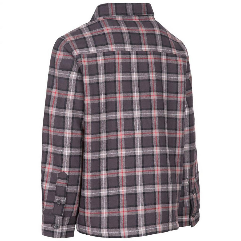 TRESPASS Childrens/Kids Average Long Sleeved Gingham Shirt