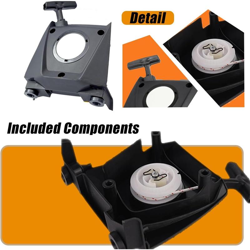 A03F-Backpack Leaf Blower Replacement Parts- Recoil Pull Starter Assembly 4283-190-4001 For Stihl Model BR800 BR800X