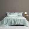 Solid Color Two-Tone Minimalist Lyocell Tencel Duvet Cover - Class A Single Piece Bedding