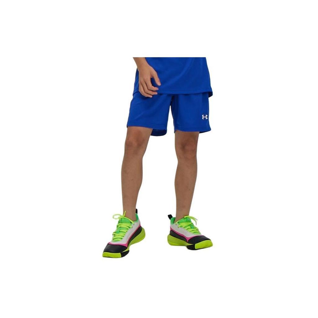 Under Armour Kids Logo Print Training Soccer Shorts Kids shorts Dark-Blue 21600208-400