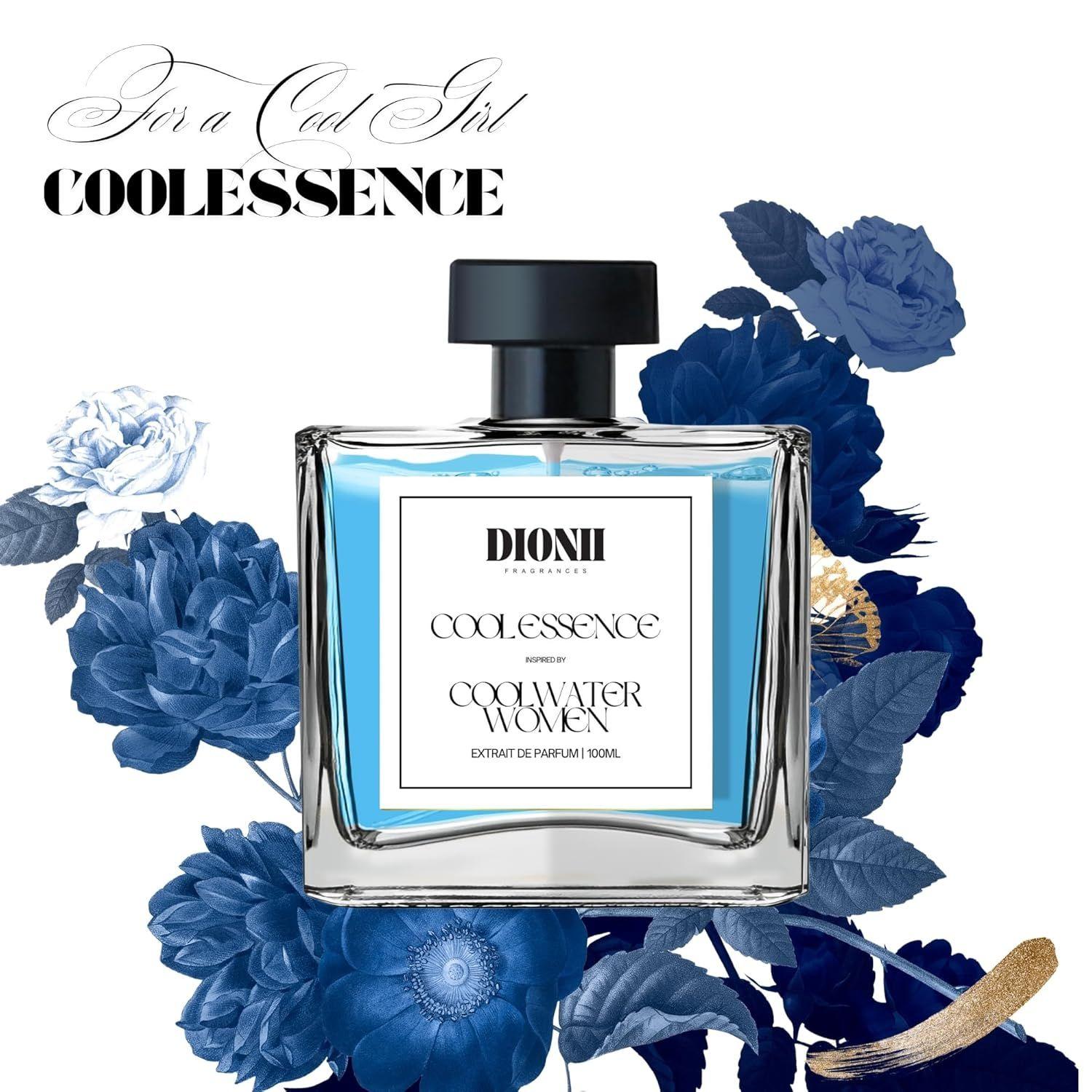 

DIONII COOL ESSENCE Екстракт Парфуму для ЖІНОК | Стійкі Преміальні Парфуми з Лимоном, М ятою, Мускусом | 30% Концентрація Олії | 100ML