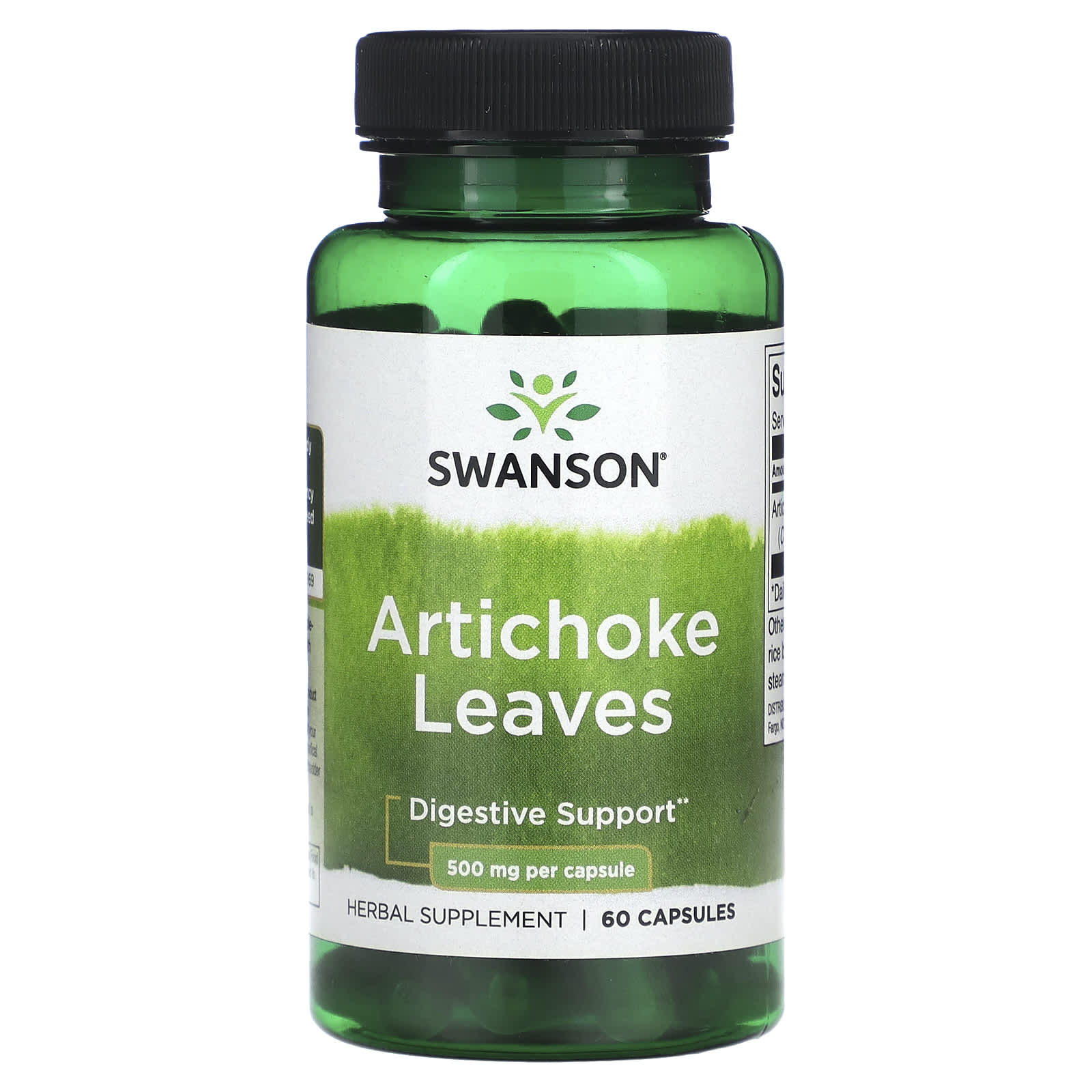 

Artichoke Leaf, 500Mg, 60 Capsules