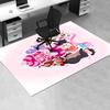 Office Rug Valentine's Day, Cats Theme 3D Printed Anti-Slip Rug-Machine Washable for Living Room