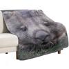 Wombat Throw Blanket Luxurious Soft Fuzzy Blanket for Sofa Bed