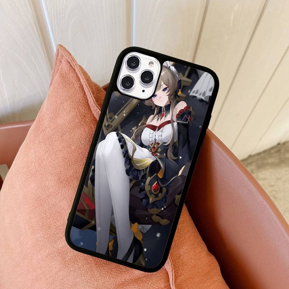 Game Genshin Impact Sandrone For Iphone 17 Air 16 15 14 13 12 11 Pro Max TPU+PC Plus Shockproof Back Phone Cover