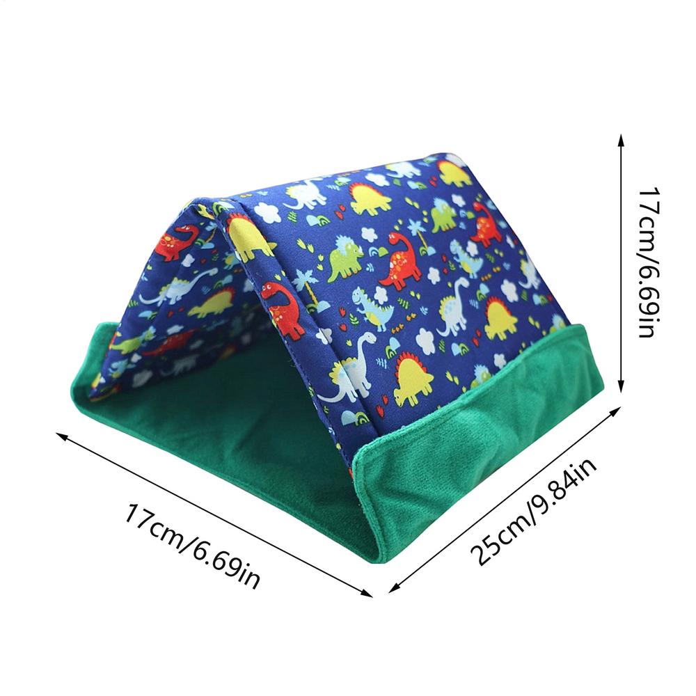 

Bunny Beds 2 In 1 Triangular Sleeping House Hedgehog House For Small Pet Bunny Bearded Dragons Enclosure Home Living Room Corner синій