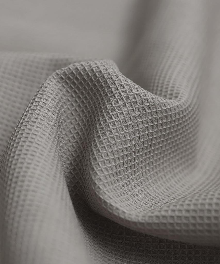 Antiqua Waffle Fabric Shirt Plus Size Black Women's Dress, PK-01359, (L-XXL), 05,