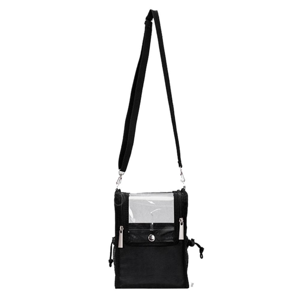 Transparent Cosmetic Storage Bag Black Toiletry Bag Casual Cosmetic Container Business Trips