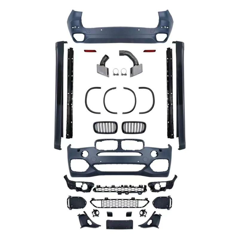 BMW X5 F15 Body Kit: 2013-2017 Anti-Collision Bumper Modification