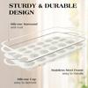 24-Cup Nonstick Mini Muffin Pan, Silicone Mold with Metal Reinforced Frame for Easy Release, Dishwasher Safe Baking Tray