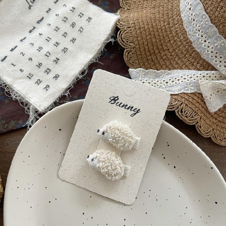 Lovely Animal Theme Hair Accessories Set For Girls Hairpins Handmade Fabric Barrettes