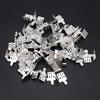 50 pcs Clamp Crimp Terminal Connectors for Underfloor Heating Film Installation