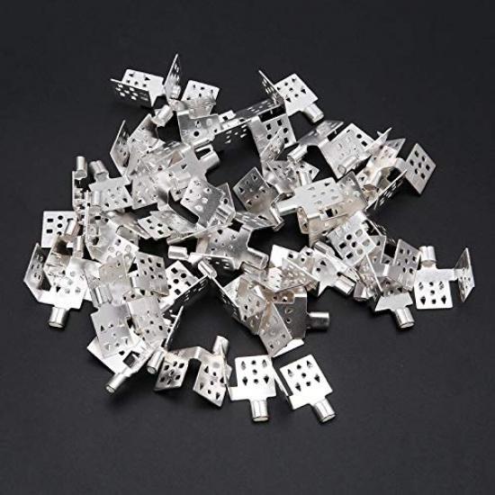 50 pcs Clamp Crimp Terminal Connectors for Underfloor Heating Film Installation