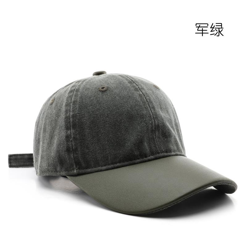 Washed Cotton Baseball Cap, Suitable for Outdoor Activities, Provides Sun Protection and Shade for Men