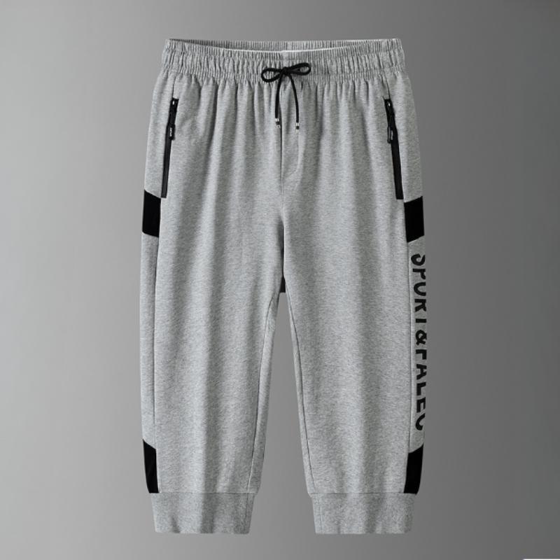 Nadměrná velikost 8XL Letní pánské potištěné šortky Volné pánské sportovní ležérní zkrácené kalhoty