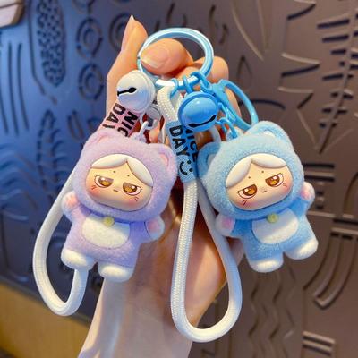 Glocken Beflockte Puppe Schlüsselanhänger Cartoon Tasche Anhänger Hängendes Ornament Auto Schlüsselring Tasche Charms