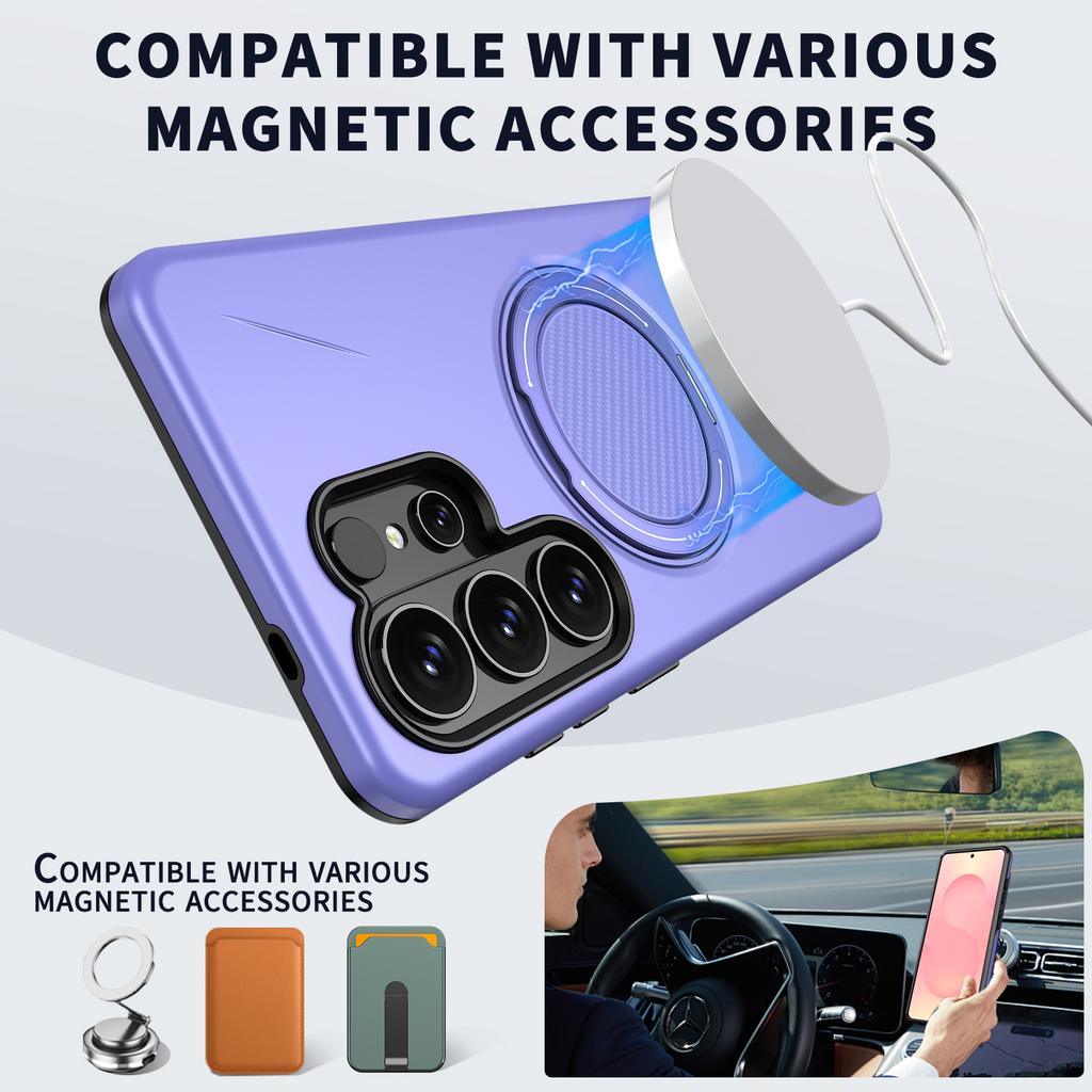 For Samsung Galaxy Z Flip7 5G Case Shockproof Slim Retro Leather Phone Back Cover