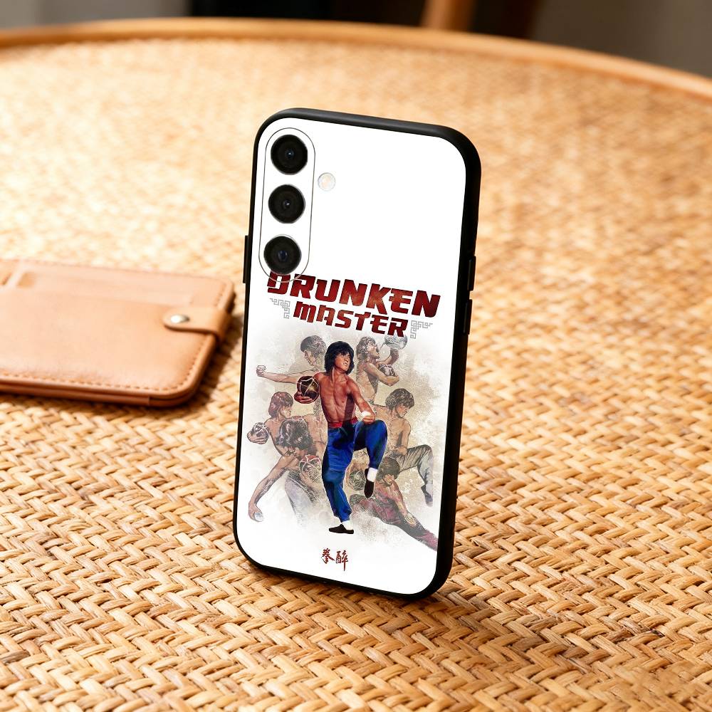 

Kung Fu Star J-Jackie C-Chan Phone Case For Samsung A73,72,71,53,52,51,22,91,80, Soft Black Cover Samsung a40