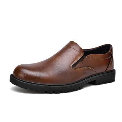Slip On Mens Oxford Shoes New Fashion Leather Men Casual Shoes Breathable Slip On Driving Footwear Handmade Male Business Shoes