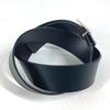 BURBERRY TB logo  belt Leather Black/SilverHardware