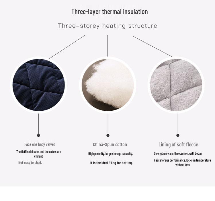 Extra Long Winter Couple's Robe: Thick Quilted Velvet Bathrobe for Men & Women