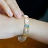 Ethnic Style Women's Hand Bracelet Traditional Chinese Cloisonne Bracelet Enamel Bracelet  Gift