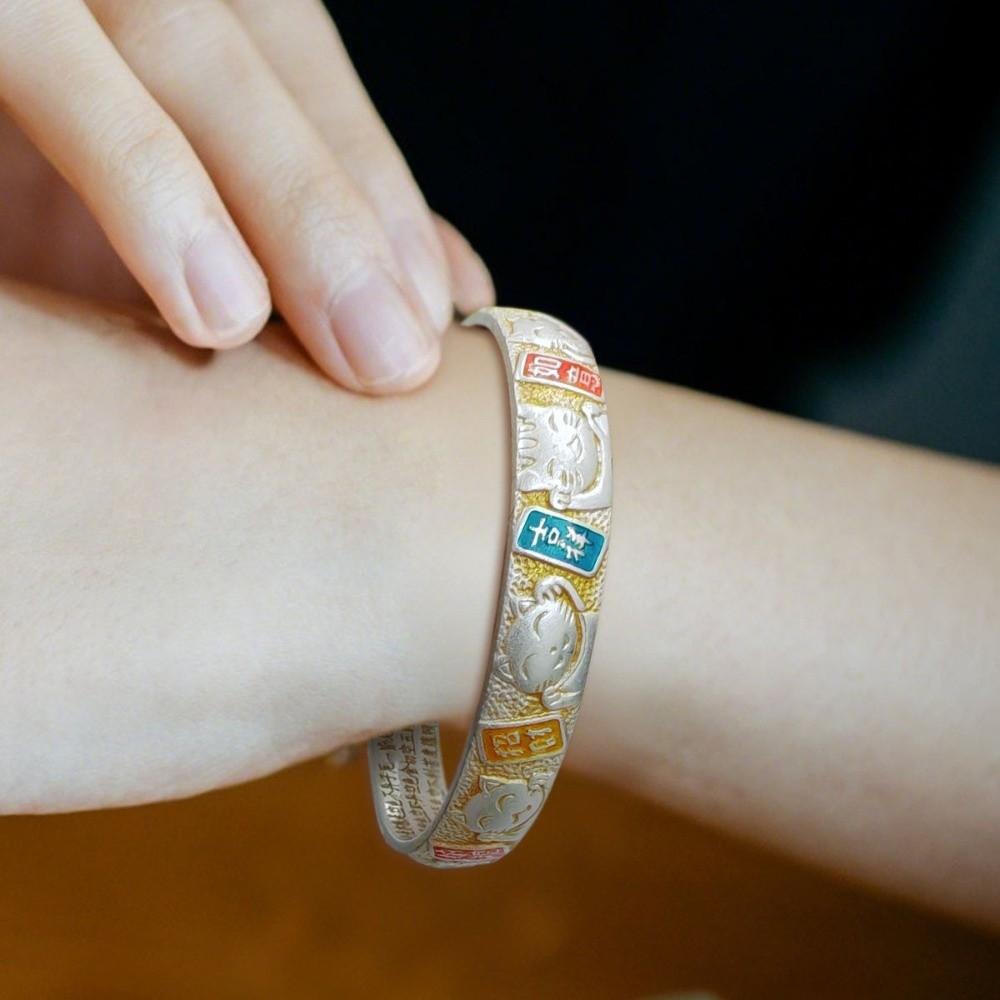 Ethnic Style Women's Hand Bracelet Traditional Chinese Cloisonne Bracelet Enamel Bracelet  Gift