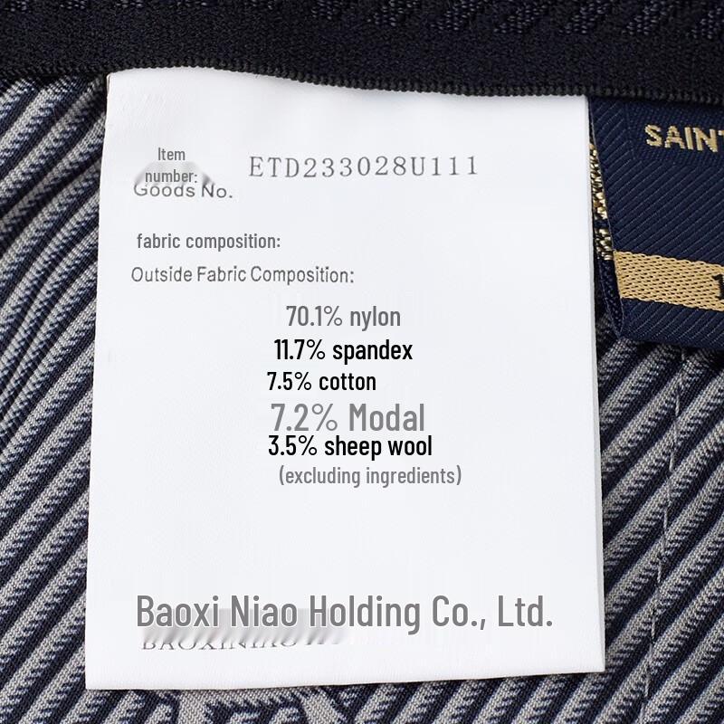 Baoxiniao Men's Business Casual Straight-Leg Trousers