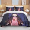 Nezuko Kamado ložní souprava Anime Demon Slayer Povlak na přikrývku Přikrývka Povlečení Single Twin Full Queen Size 3d Děti Dívka Chlapci dárek