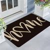 [Washable Doormat] Machine Washable Welcome Doormat with Home Design Pattern-suitable for Bathroom, Living Room Bedroom, Kitchen