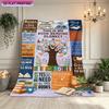 1 Blanket Book Lover Poster Winter Flannel Blanket Soft High-Definition Digital Print Modern Style Nap Throw Blanket Soft and Warm