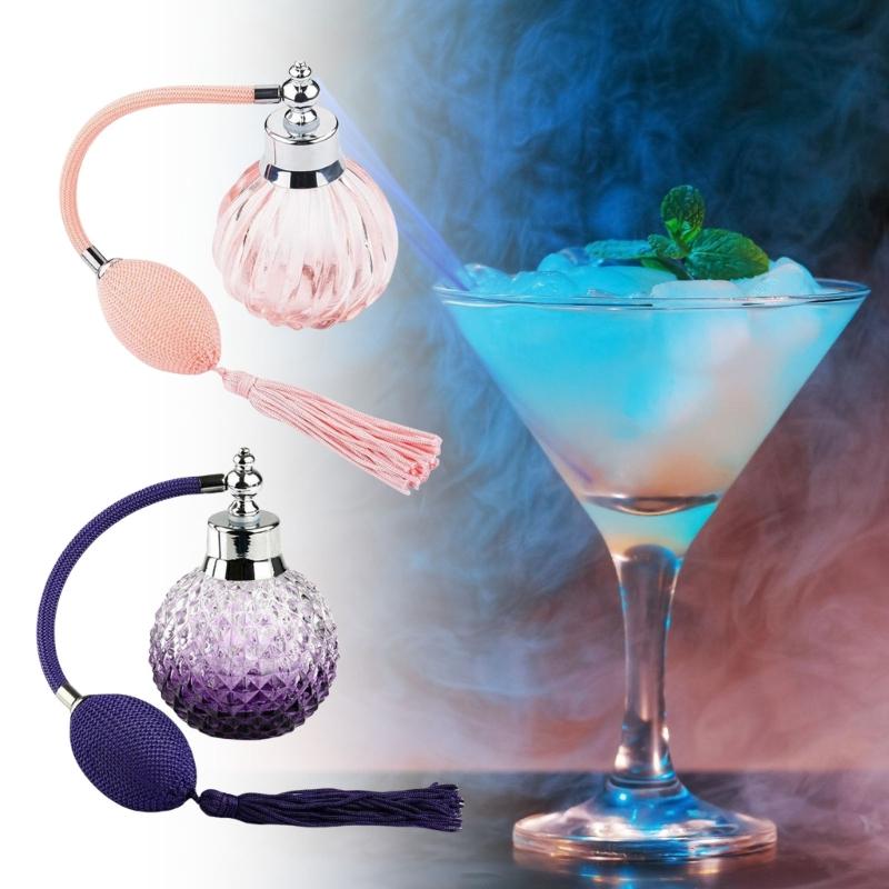 Bartenders Essential Cocktail Sprays Bottle Heatproof Mist Dispenser Tool Heat Resistant Glass Atomizer for Drink
