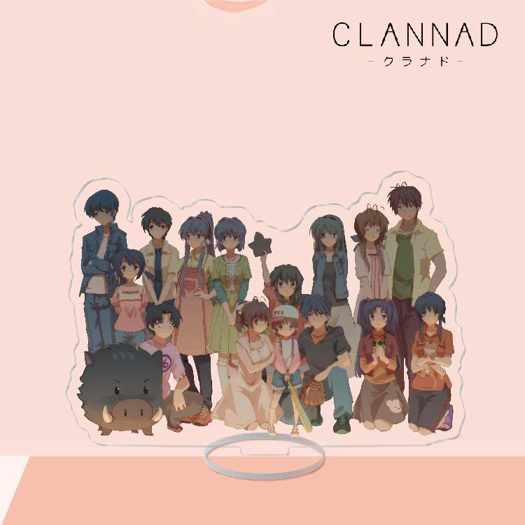 Anime Peripheral Acrylic Standing Sign Tuanzi Big Family Clannad Ancient River Zhu Ornaments