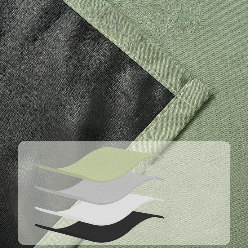 Strong Blackout Velcro Curtains Double-layer Design Self-adhesive For Bedroom And Living Room For Elegant Decoration