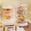 3/4/5-Layer Rotating Jewelry Organizer - Plastic Multi-Tier Storage Box, Transparent Hair Ring Display For Dressing Table