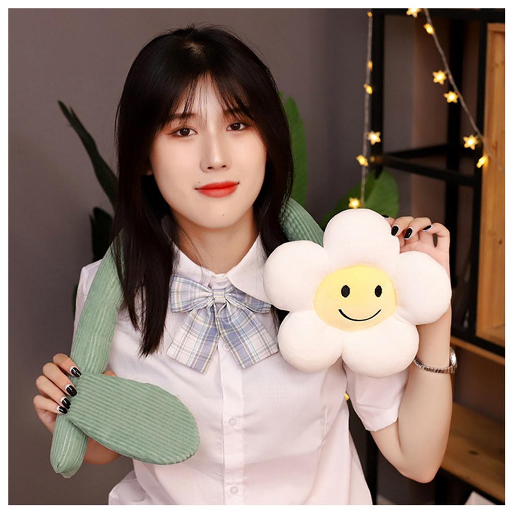 Curtain Holder Soft Flexible Cute Cartoon Sunflower Decorative Plush Curtain Tieback for Children Room Home Office
