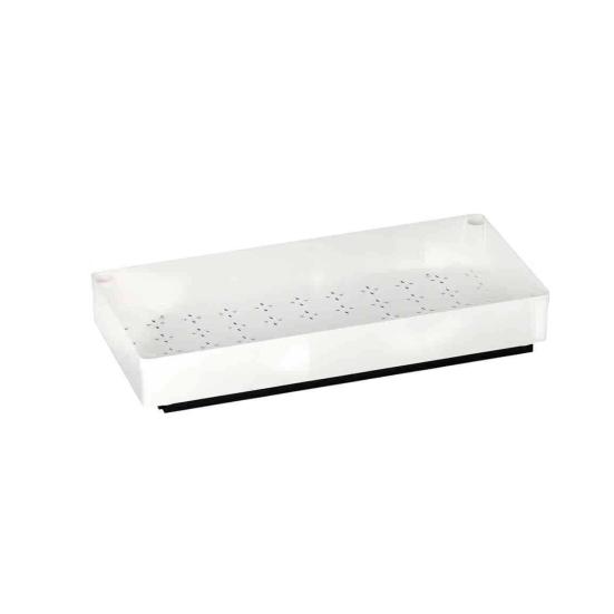 Výsuvný organizér do kuchyně, rozšiřitelný úložný box s dělicími policemi, těžký