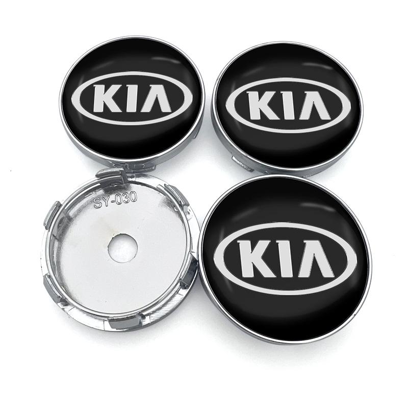 4ks/sada 60MM Krytky středu kola Ochranný kryt Příslušenství pro KIA Rio Ceed Sportage Cerato Soul Sorento Flip R K2 K3 K5 k6 K7 K8 Soul