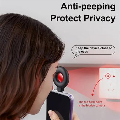 Portable Mini USB Phone Detector – Anti-Surveillance & Anti-Candid Pinhole Camera Alarm for Hotels