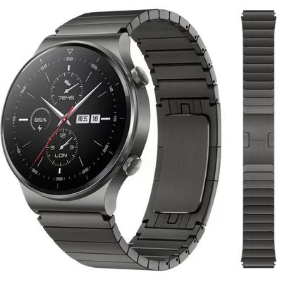 22mm Metal Band For Huawei Watch 4/3/GT5-4-3-2 Pro 2e 46mm Stainless Steel Wristband Amazfit GTR4 Samsung Gear S3 Strap