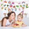 Children's Birthday Flag Kindergarten Shopping Mall Store Event Decoration Birthday Party Party Cartoon Pennant Flag