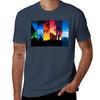 Hexaptych Silhouettes Tshirt Basic Plain Short Sleeve Crew Neck Tee