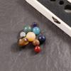 Natural Crystal Solar System Set: Nine Planetary Crystal Balls and Meteorite Specimens